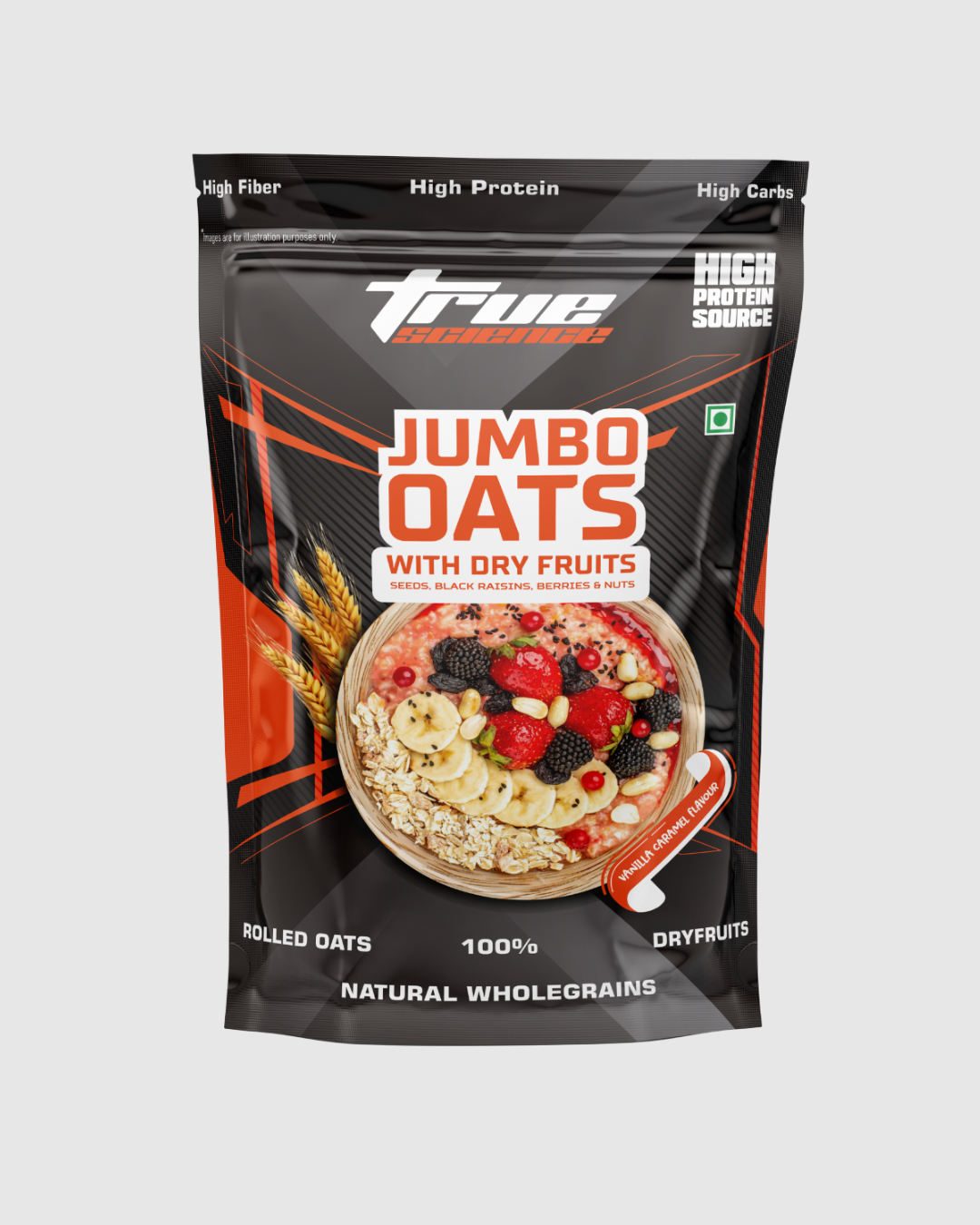 True Science Jumbo Oats with Dry Fruits – Power-Packed Breakfast for a Healthier You!