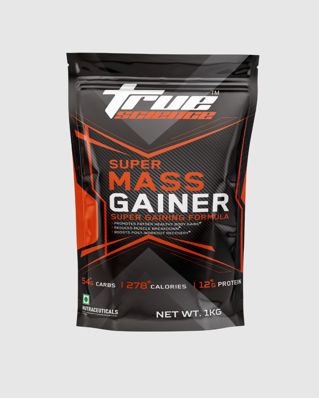 True Science Super Mass Gainer β The Ultimate Formula for Maximum Muscle Growth & Recovery (1KG, Chocolate Flavor )