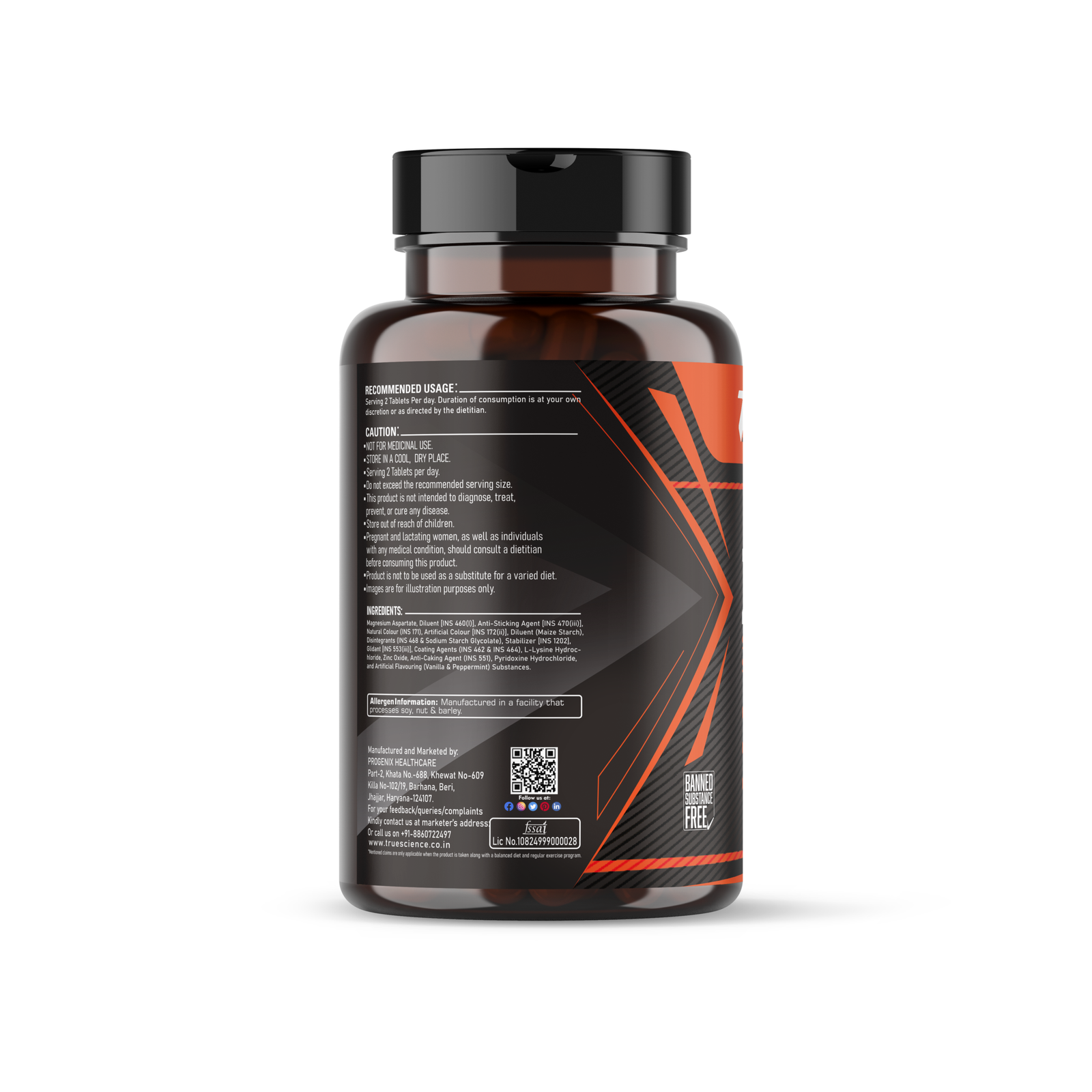 Pure Ingredients ZMA – Muscle Strength & Recovery - Image 2