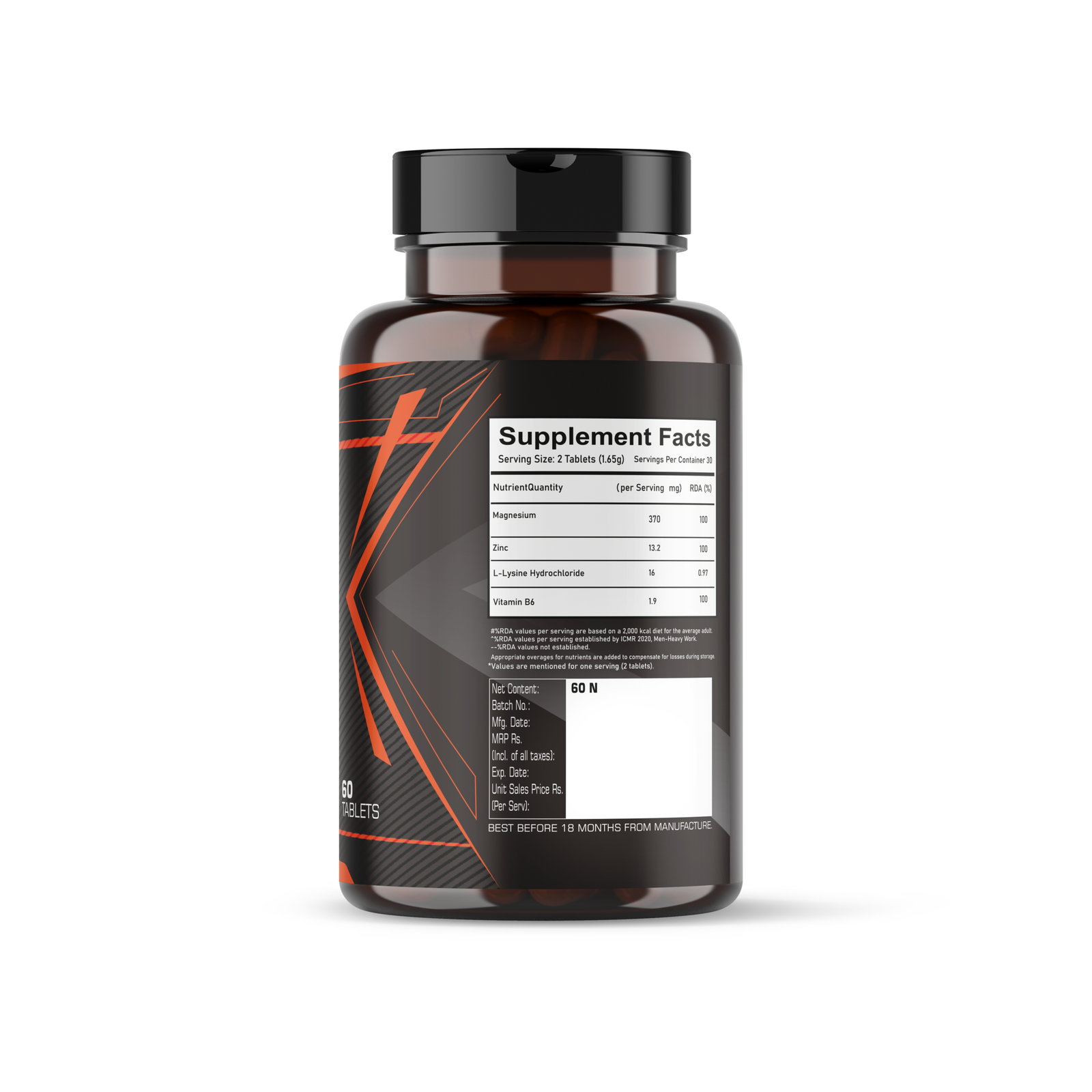 Pure Ingredients ZMA – Muscle Strength & Recovery - Image 3